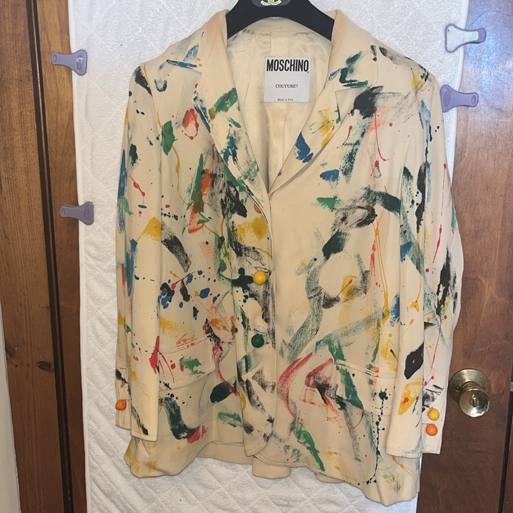 Moschino Couture Rare 1980s Vintage Jacket